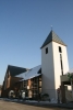 Nieuwe spits op kerktoren van Meldert